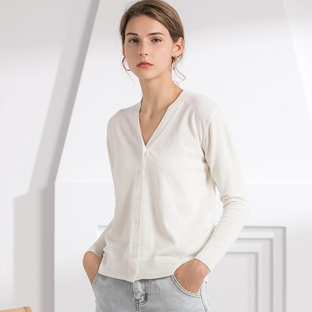 Knit Minimalist Elegant Slim Sweater Top - TeresaCollections