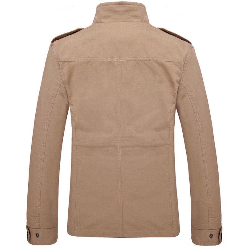 Casual Men's Solid Color Jackets - TeresaCollections