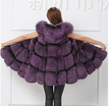 Slim Sleeveless Faux Fox Fur Vest Winter Jacket - TeresaCollections