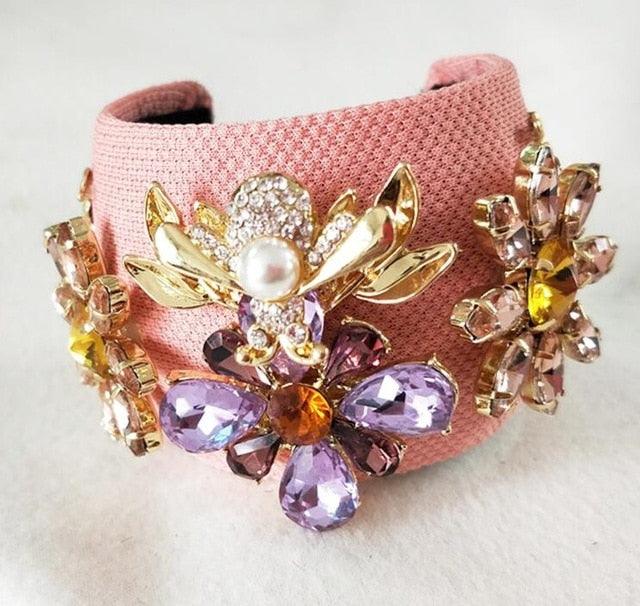 Luxury Elegant Rhinestone Open Bracelets - TeresaCollections