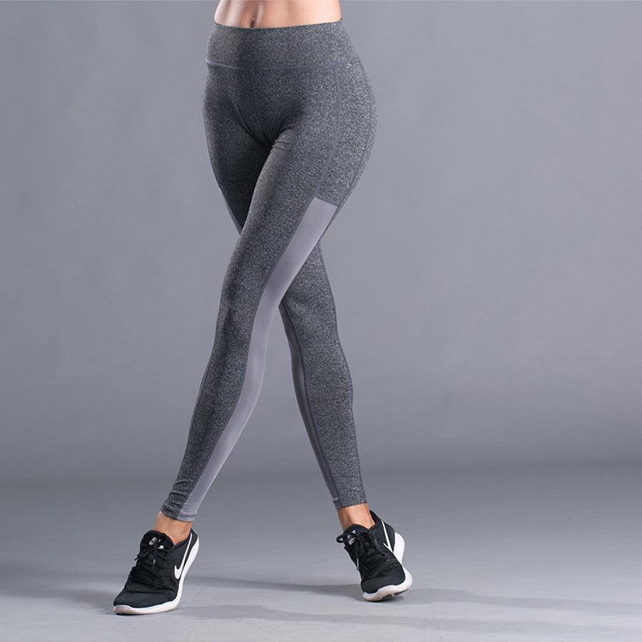 Gym Yoga-Pants Solid Slim Running Leggings - TeresaCollections