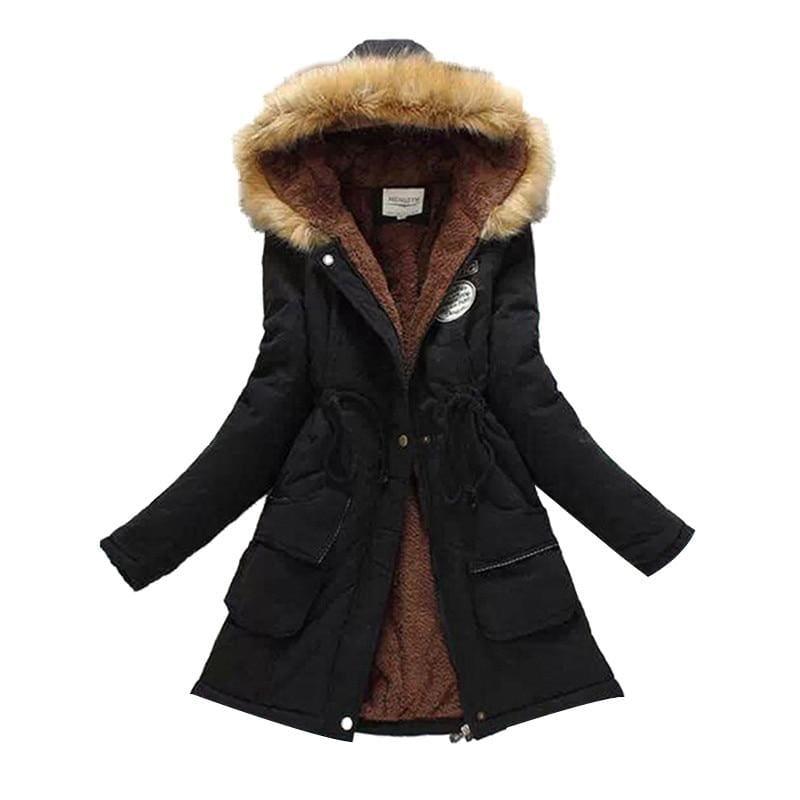 Thick Cotton Parkas Female Women Winter Coat - Coats