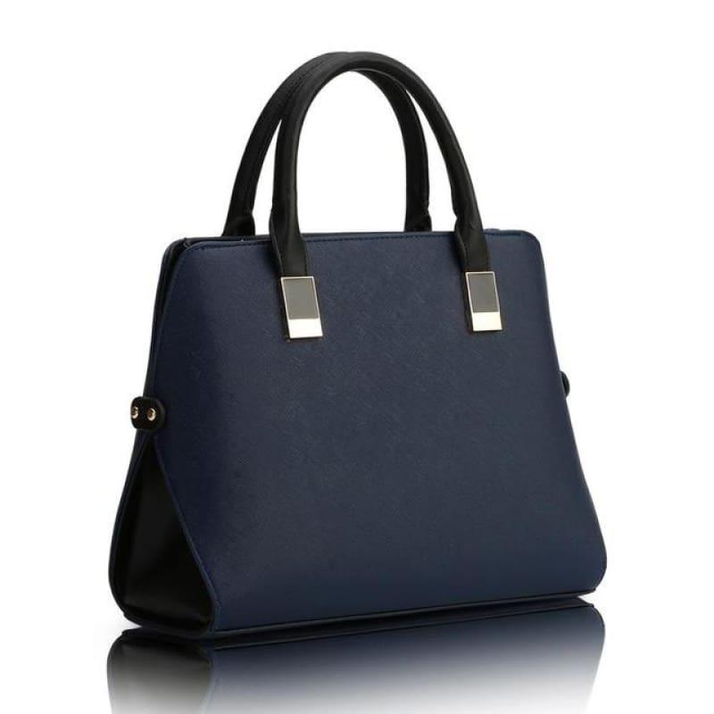 Top-Handle Fashion Ladies Luxury Designer Women Messenger Shoulder Bag - Blue - Handbag