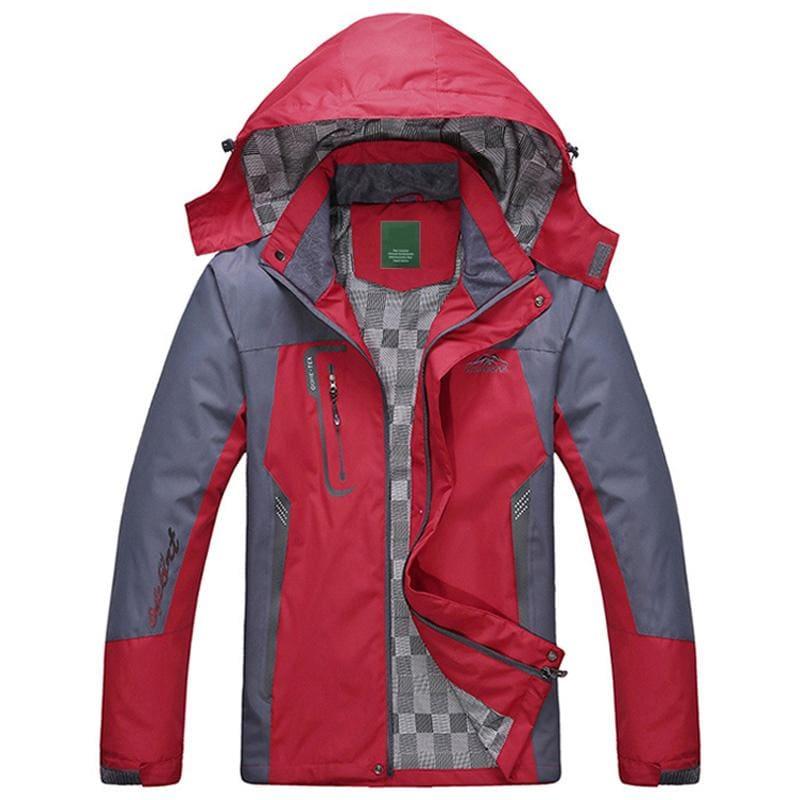 Waterproof Windbreaker Outwear Hooded Parkas Coat - Coats