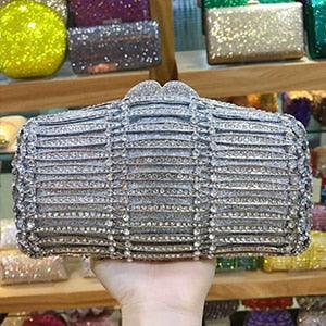 Crystal diamond Evening Clutch bag - TeresaCollections
