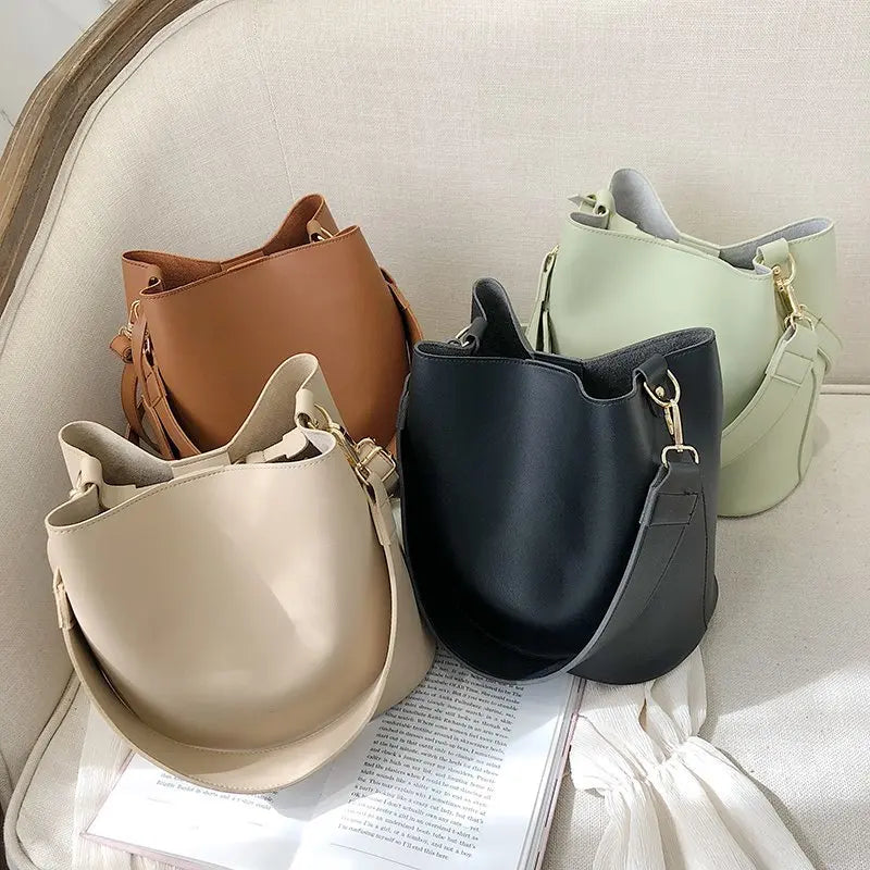 Two piece/set Bucket Shoulder Crossbody Bag