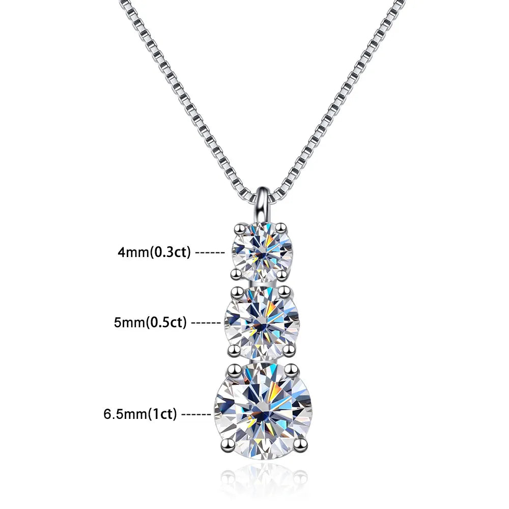 Moissanite Diamond Necklace