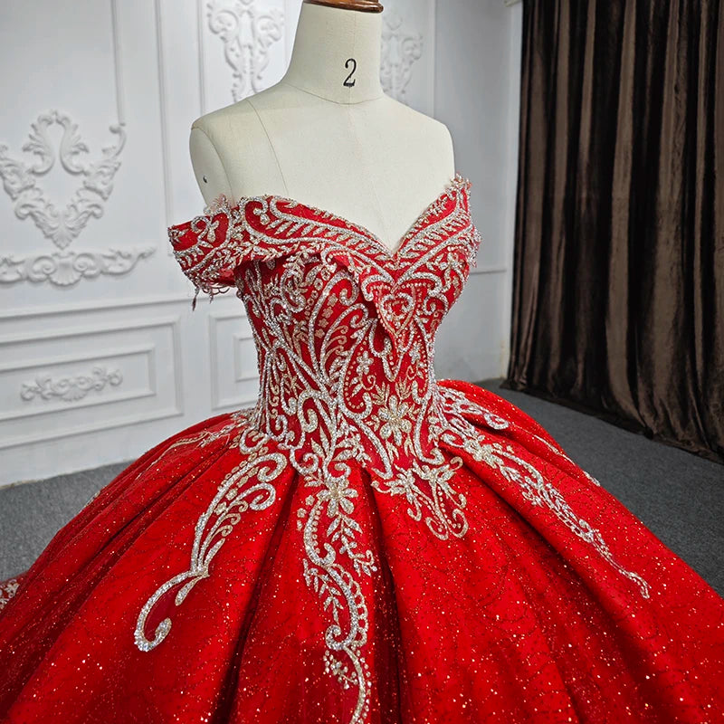 Organza With Embroidery Ball Gown Sweetheart Cap Sleeve Evening Dress