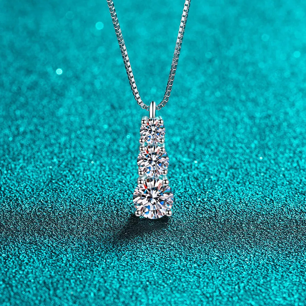 Moissanite Diamond Necklace