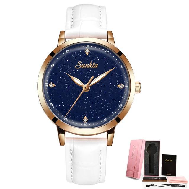 Leather Strap Casual Watch - TeresaCollections