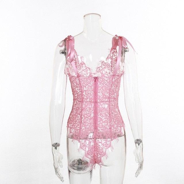 Lace G String Sling Sleepwear Teddies Bodysuits - TeresaCollections