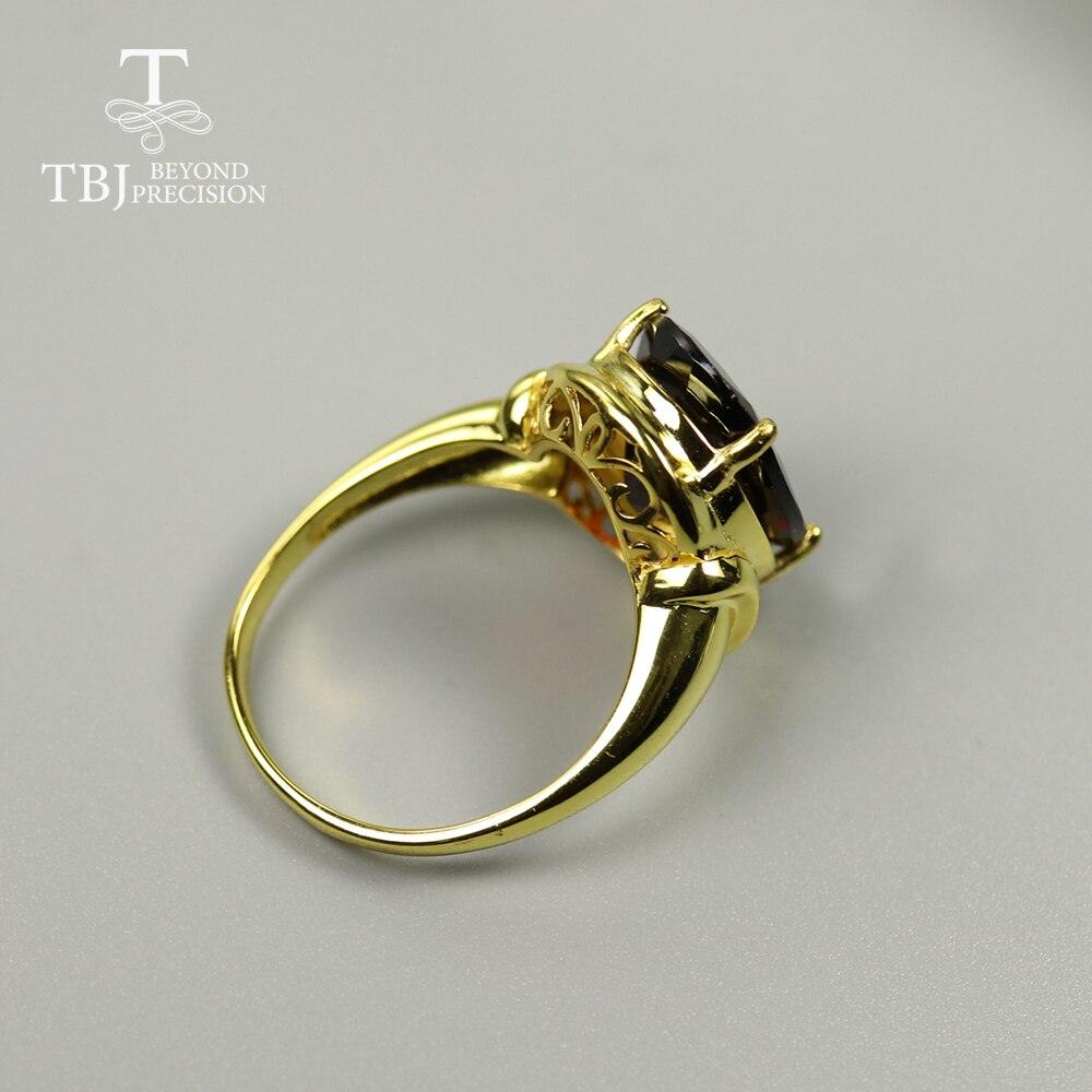 Natural Black Garnet Ring - TeresaCollections