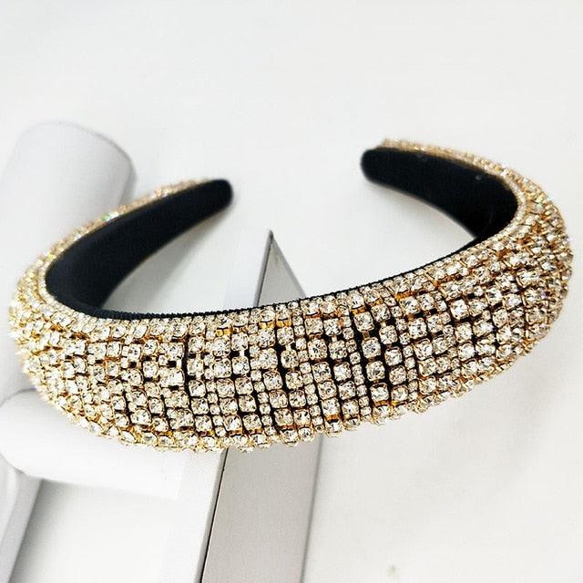 Colored Rhinestones Crystal HairBands - TeresaCollections