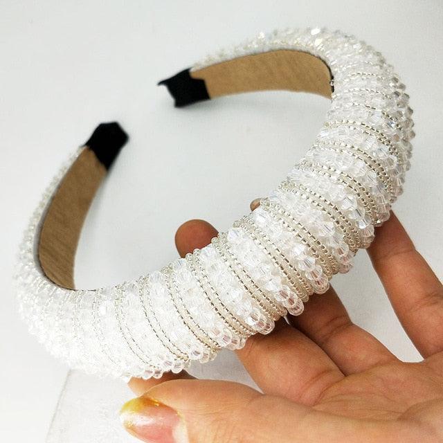 Colored Rhinestones Crystal HairBands - TeresaCollections