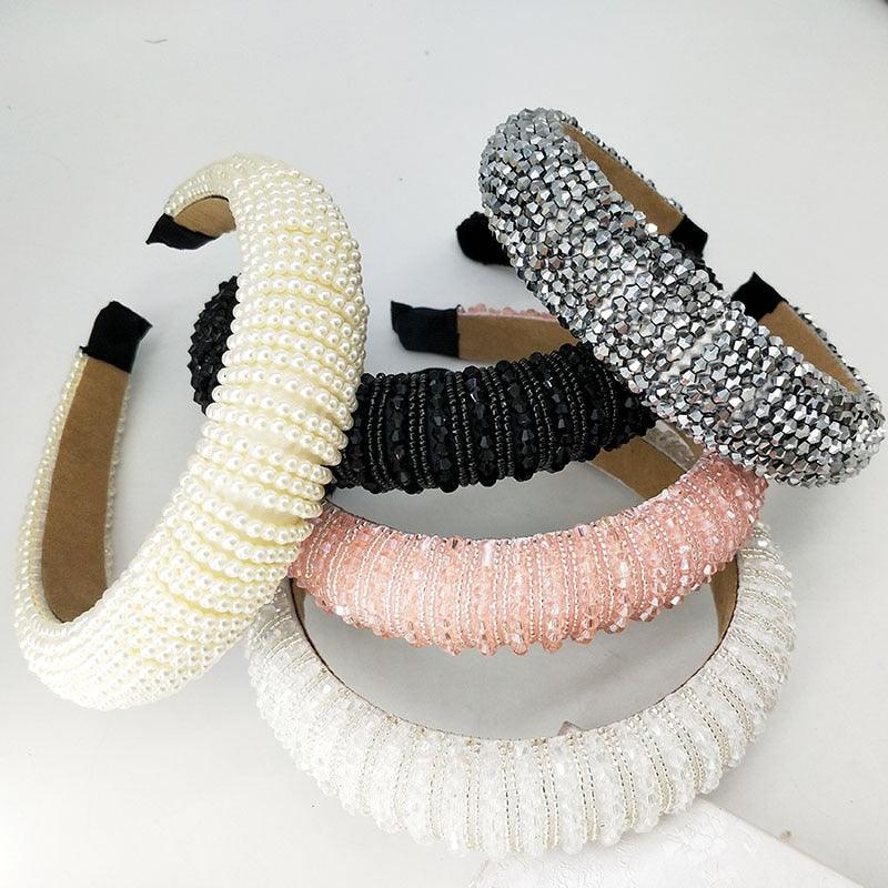 Colored Rhinestones Crystal HairBands - TeresaCollections