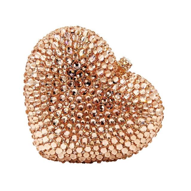 Heart Shape Clutch Bag - TeresaCollections