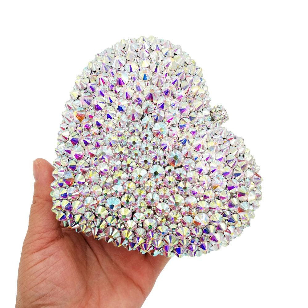 Heart Shape Clutch Bag - TeresaCollections