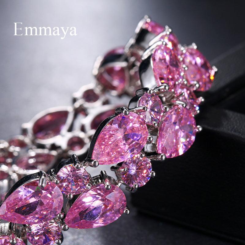 Pink Cubic Zircon Bracelets - TeresaCollections