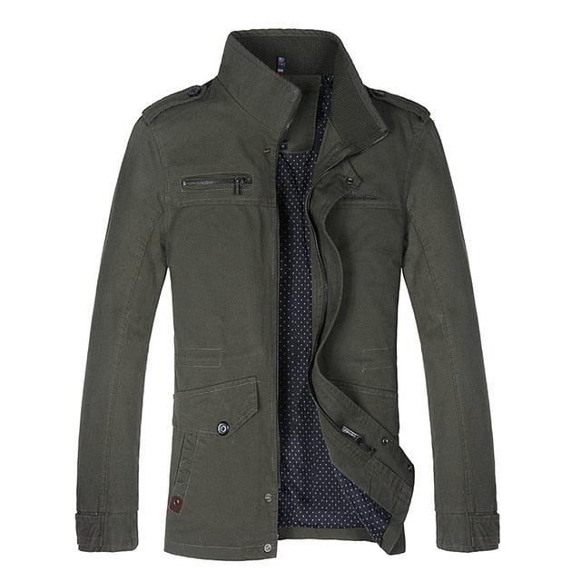 Casual Men's Solid Color Jackets - TeresaCollections