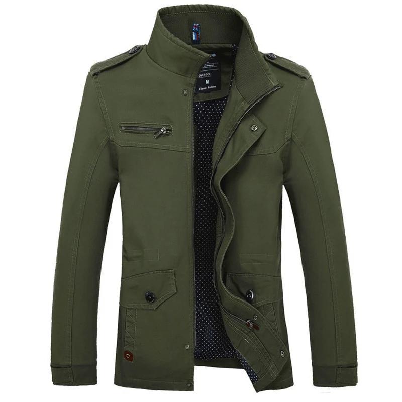 Casual Men's Solid Color Jackets - TeresaCollections