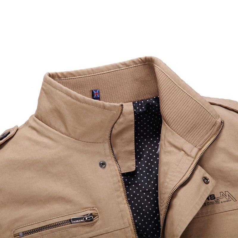 Casual Men's Solid Color Jackets - TeresaCollections