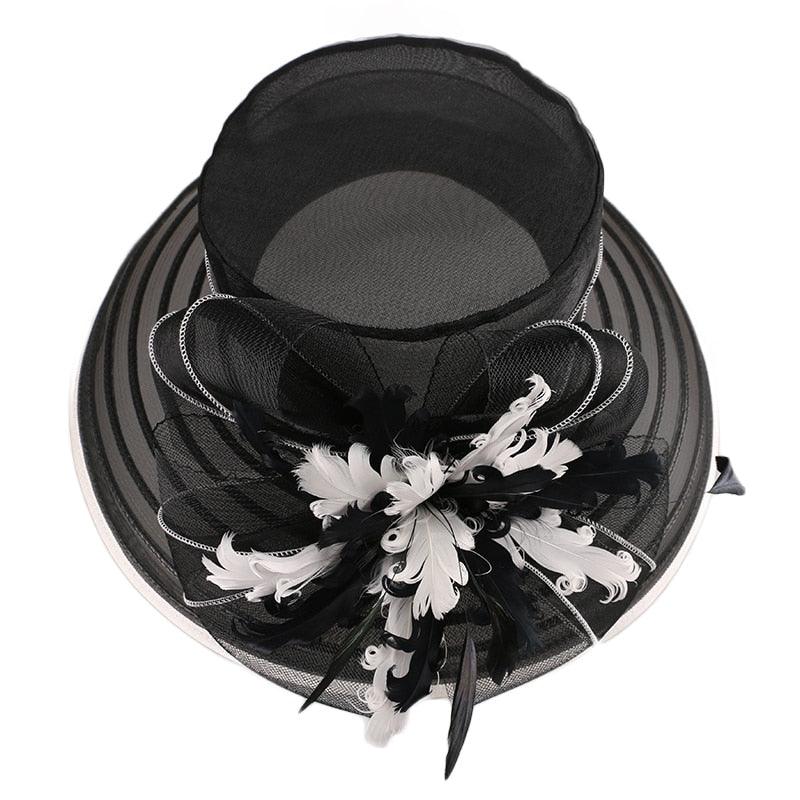 Royal Duchess Wedding Large  Kentucky Derby Hats - TeresaCollections