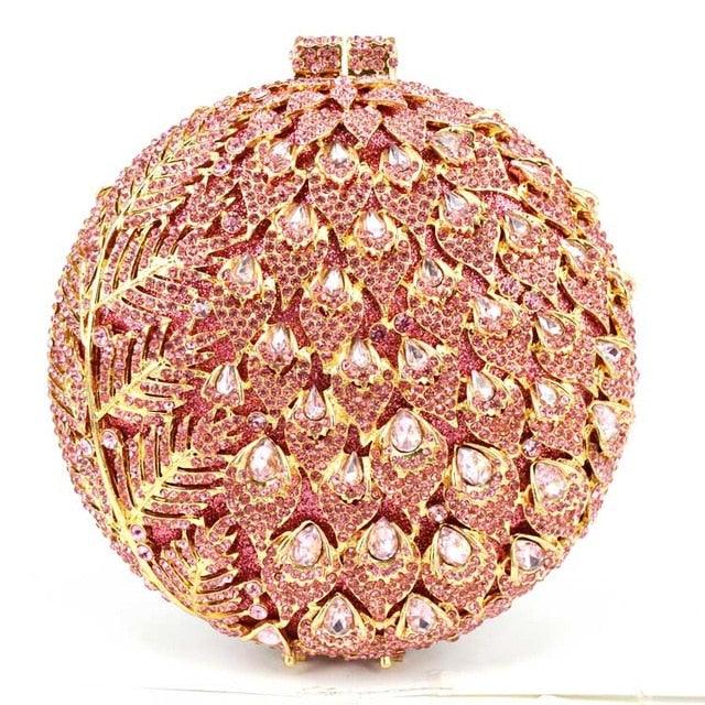 Crystal Ball Evening Clutch Bag - TeresaCollections