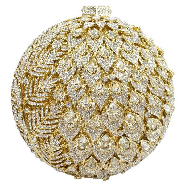 Crystal Ball Evening Clutch Bag - TeresaCollections