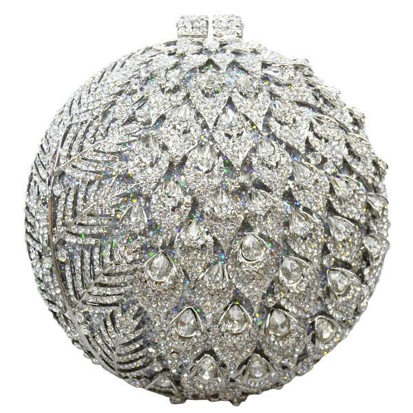 Crystal Ball Evening Clutch Bag - TeresaCollections