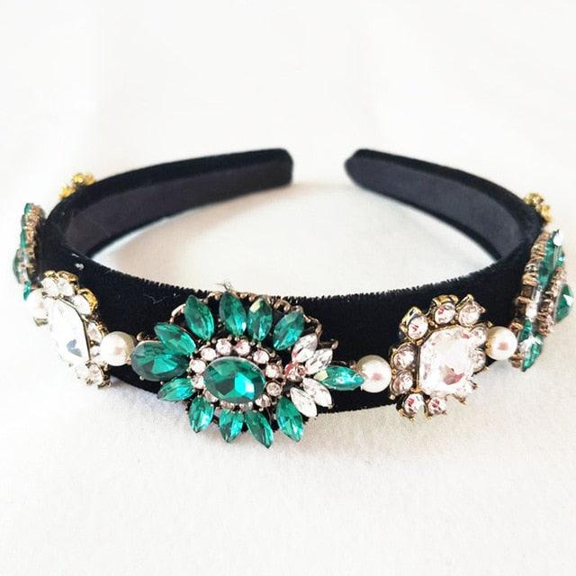 Fashion Vintage Crystal Cubic Zirconia Hair Accessories - TeresaCollections
