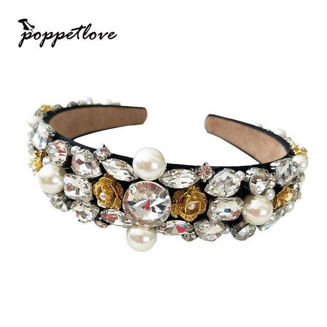 Fashion Vintage Crystal Cubic Zirconia Hair Accessories - TeresaCollections