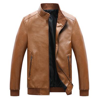 Men's Faux Leather Motorcycle Jackets - TeresaCollections