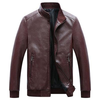 Men's Faux Leather Motorcycle Jackets - TeresaCollections