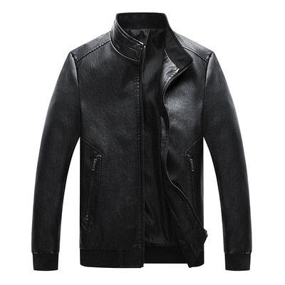 Men's Faux Leather Motorcycle Jackets - TeresaCollections