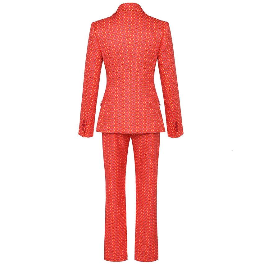 Coral trouser suit online