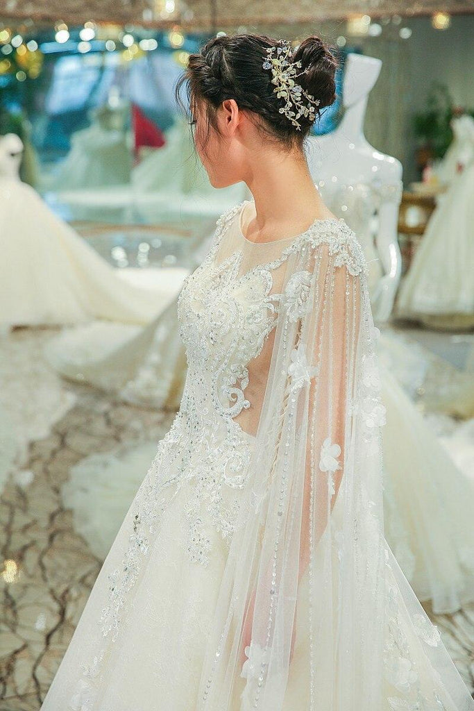 Simples Luxury Wedding Dress - TeresaCollections