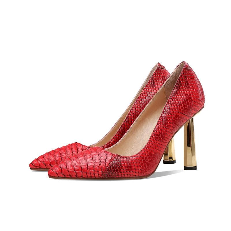 Red Pumps High Quality Elegant Pumps - TeresaCollections