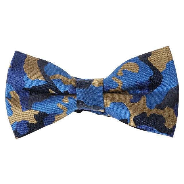 Men Business Camouflage Pattern Bowtie - TeresaCollections