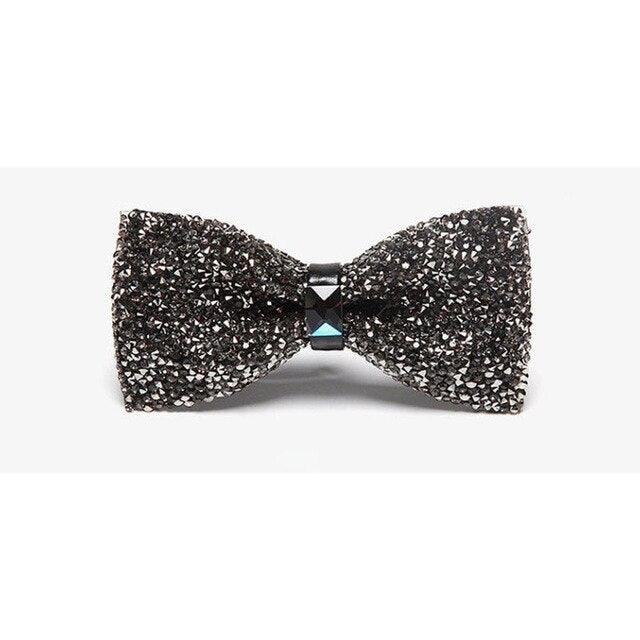 Men Luxury Sparkling Noble Crystal Rhinestone Bowtie - TeresaCollections