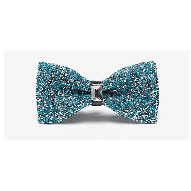 Men Luxury Sparkling Noble Crystal Rhinestone Bowtie - TeresaCollections