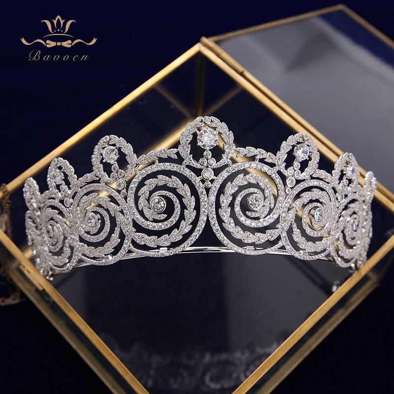 Luxury Crystal Wedding Hair Tiara - TeresaCollections