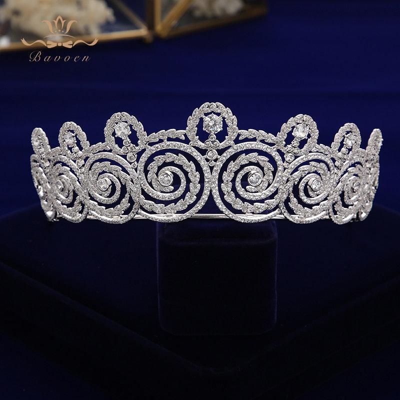 Luxury Crystal Wedding Hair Tiara - TeresaCollections
