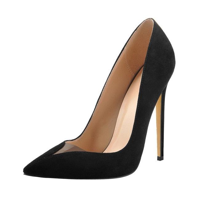Pointed Toe Snake Stiletto Pumps - TeresaCollections