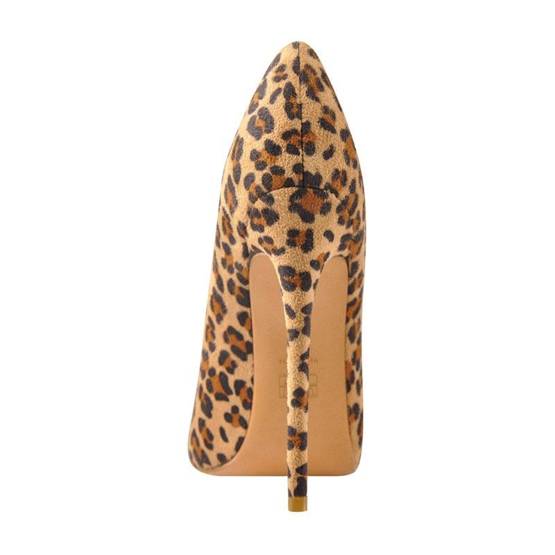 Sexy Leopard Pointed Toe Pumps - TeresaCollections