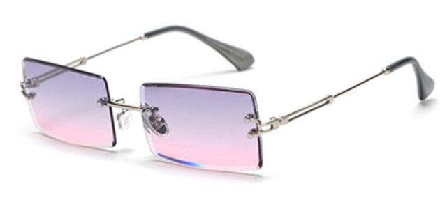 Rimless Rectangle Sunglasses - TeresaCollections