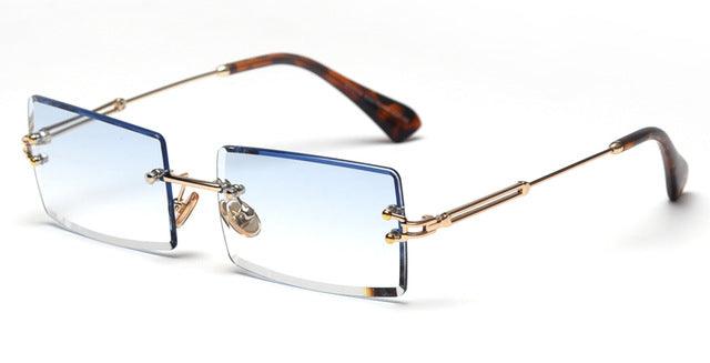 Rimless Rectangle Sunglasses - TeresaCollections