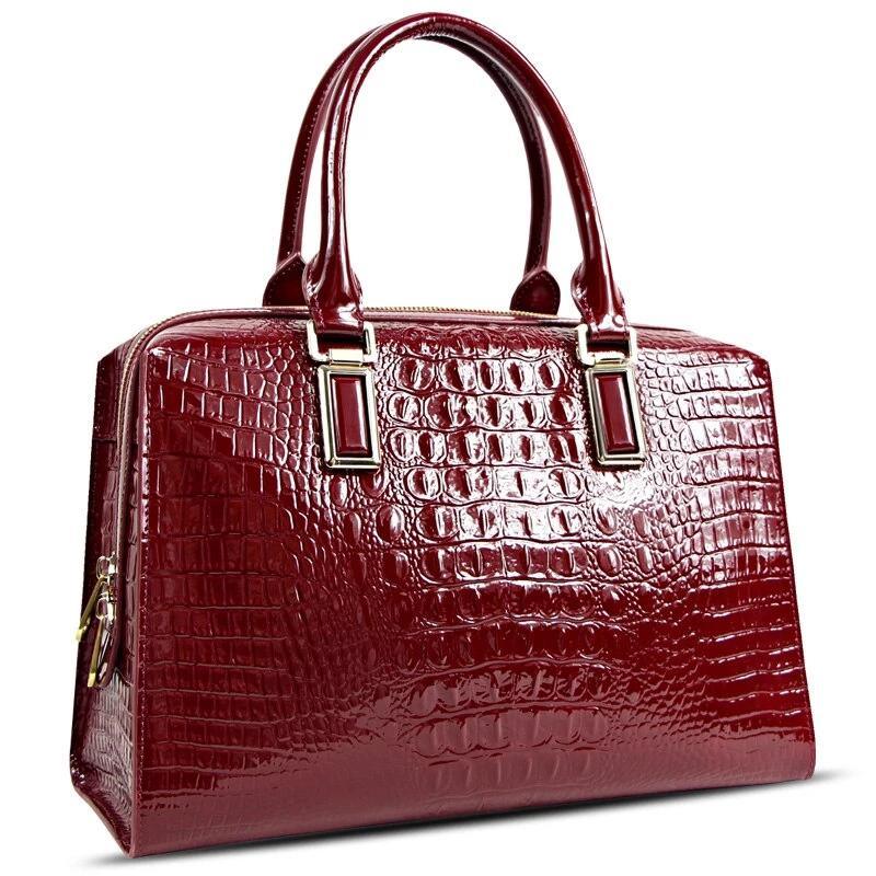 Patent Leather Women Shoulder Bags - TeresaCollections