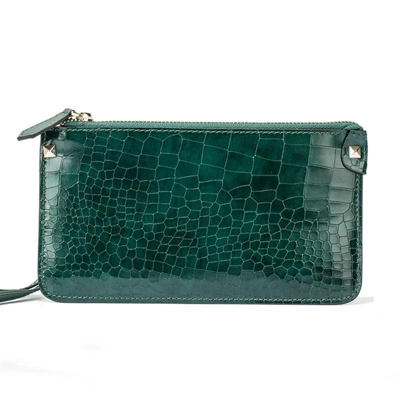 Slim Crocodile Leather Wallets - TeresaCollections