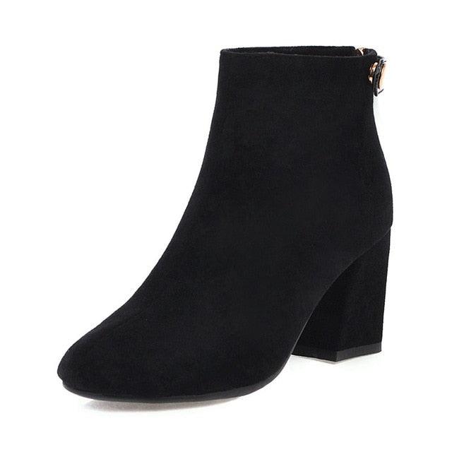 Autumn Winter Warm Women Booties - TeresaCollections