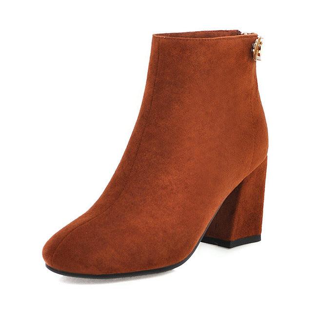 Autumn Winter Warm Women Booties - TeresaCollections